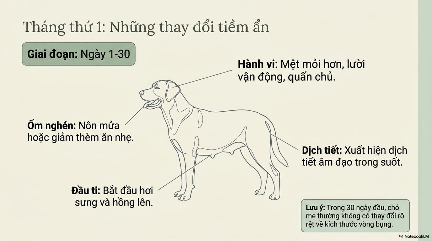 Giai đoạn 1: Chu kỳ động dục và quá trình thụ thai